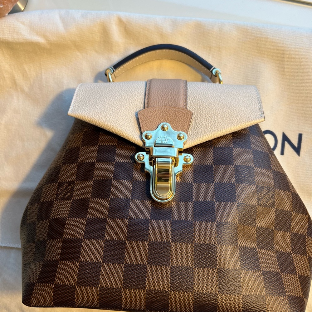 Louis Vuitton Damien Ebene Clapton Backpack Creme